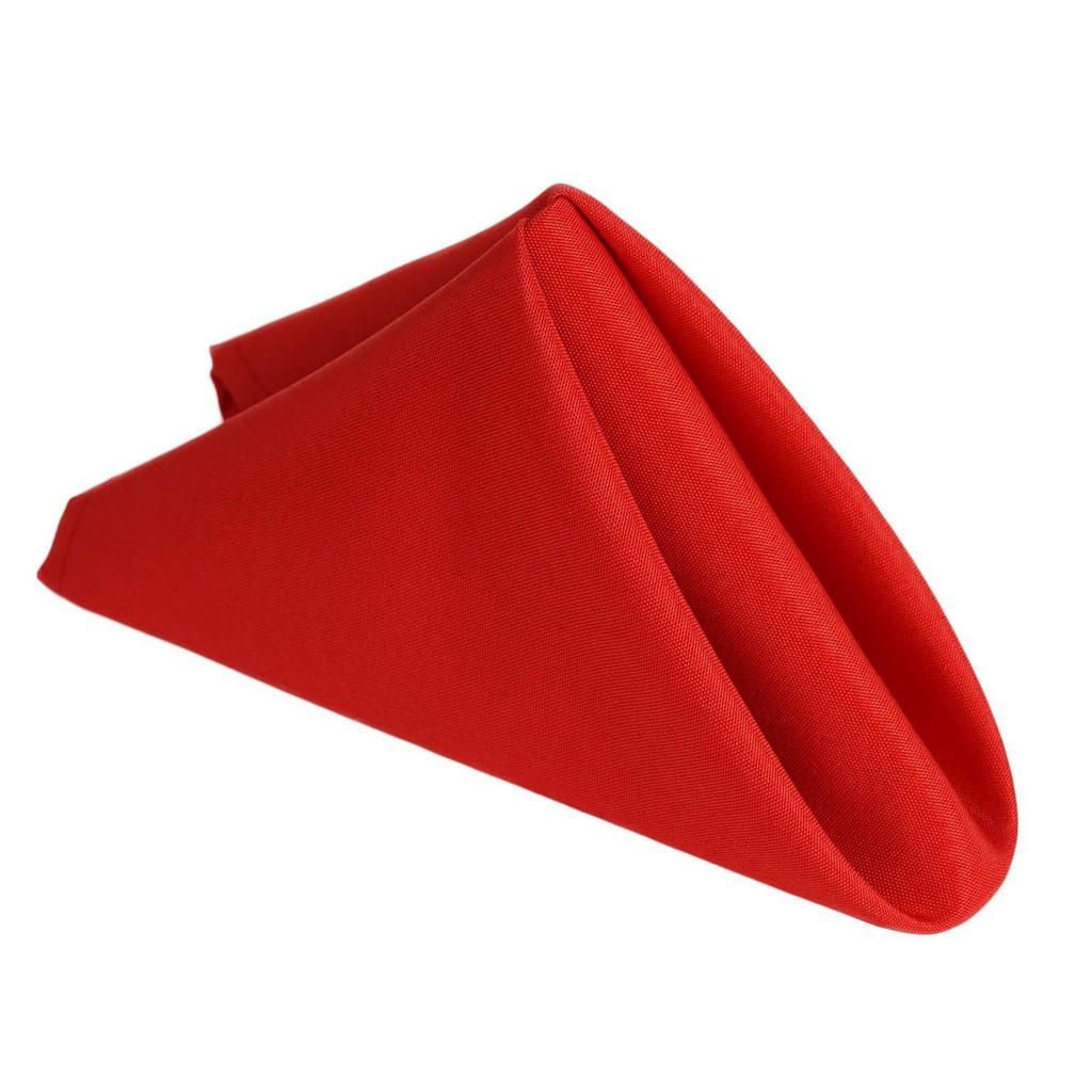 Polyester Napkins - Red