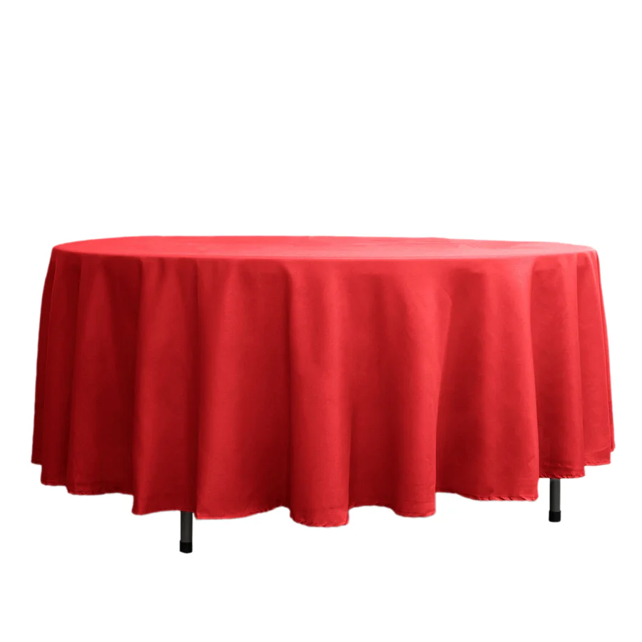 Table Cover For 6ft Round Table - Red